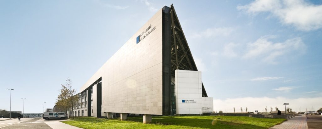A modern French university building